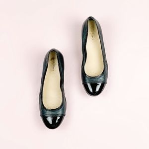 Cole Haan x Nike Air Black Leather Wedge Pumps